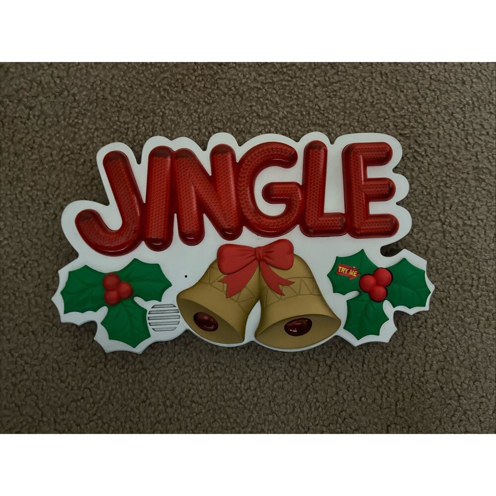 Jingle Bells Door Greeter Sings Jingle bells Several Ways Flashing Lights. Works